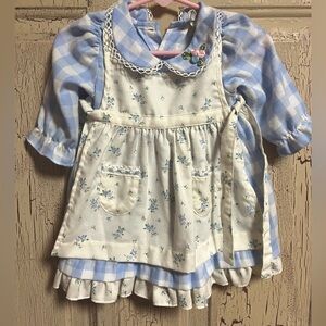 Vintage Pinafore Style Dress